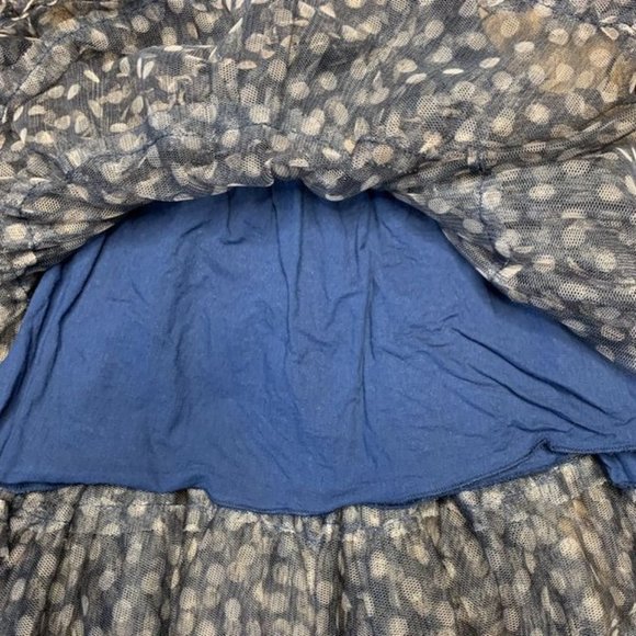 BARDOT JUNIOR Girls Tulle Dress 2 2T Toddler Girl Polka Dots Tulle Black Brown - Picture 4 of 7